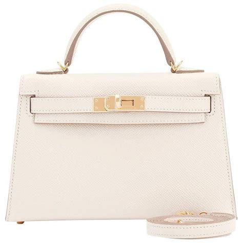 hermes kelly bag white.